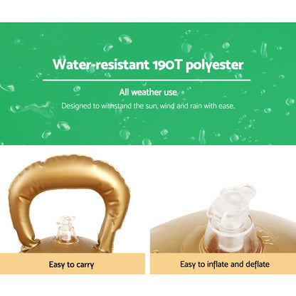 Jingle Jollys Christmas Inflatable Ball 60cm Decoration Giant Bauble Green Tristar Online