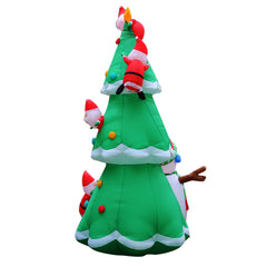 Jingle Jollys Christmas Inflatable Santa Tree 5M Outdoor Xmas Decorations Lights Tristar Online