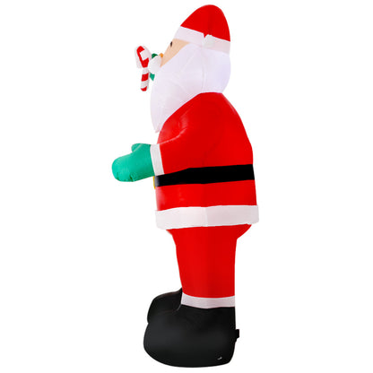 Jingle Jollys Christmas Inflatable Santa 3M Xmas Outdoor Decorations LED Lights Tristar Online