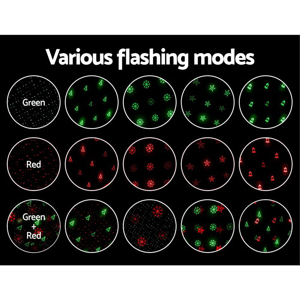 Jingle Jollys Moving LED Lights Laser Projector Landscape Lamp Christmas Decor Tristar Online