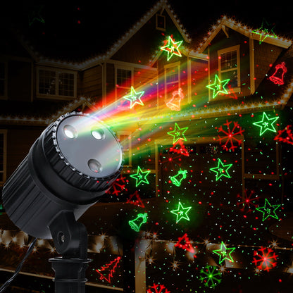 Jingle Jollys Moving LED Lights Laser Projector Landscape Lamp Christmas Decor Tristar Online