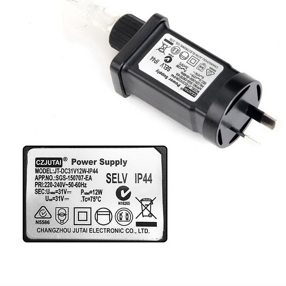 Jingle Jollys 800 LED Christmas Icicle Lights White and Blue Tristar Online