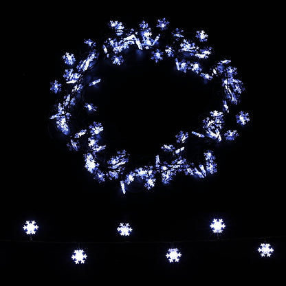 Jingle Jollys 10M Christmas String Lights 100 LED Fairy Decor Cold White Snow Tristar Online