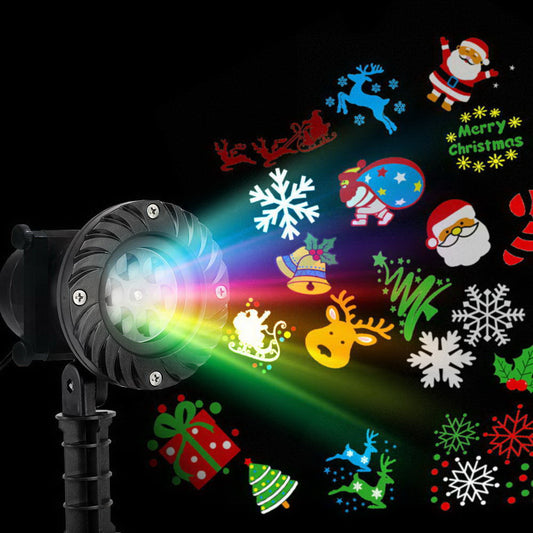 Jingle Jollys Pattern LED Laser Landscape Projector Light Lamp Christmas Party Tristar Online