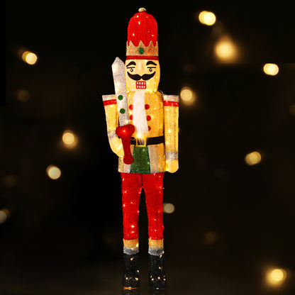 Jingle Jollys Christmas Lights LED Light Nutcracker 1.7M Motif 3D Decoration Tristar Online