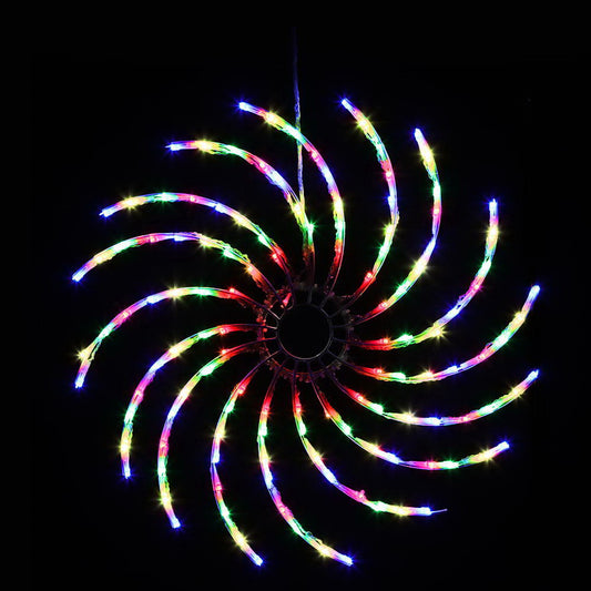 Jingle Jollys Christmas Motif Lights LED Spinner Light Waterproof Colourful Tristar Online