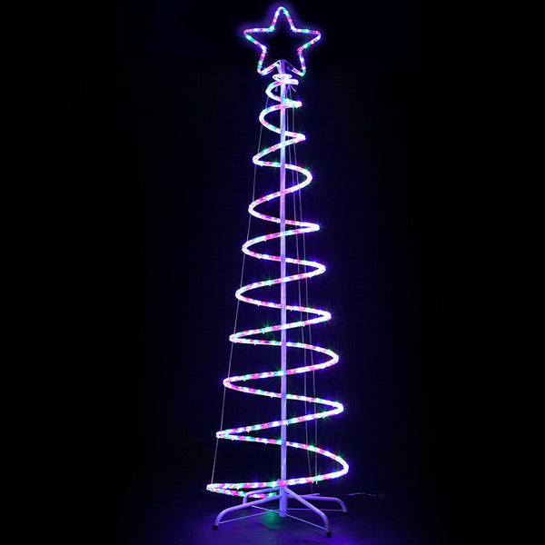 Jingle Jollys Christmas LED Motif Light 1.88M Tree Waterproof Colourful Tristar Online
