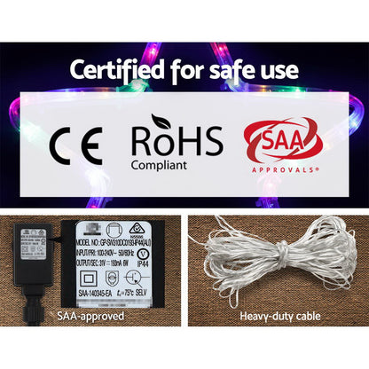 Jingle Jollys Christmas LED Motif Light 1.88M Tree Waterproof Colourful Tristar Online