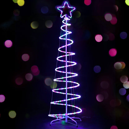 Jingle Jollys Christmas LED Motif Light 1.88M Tree Waterproof Colourful Tristar Online