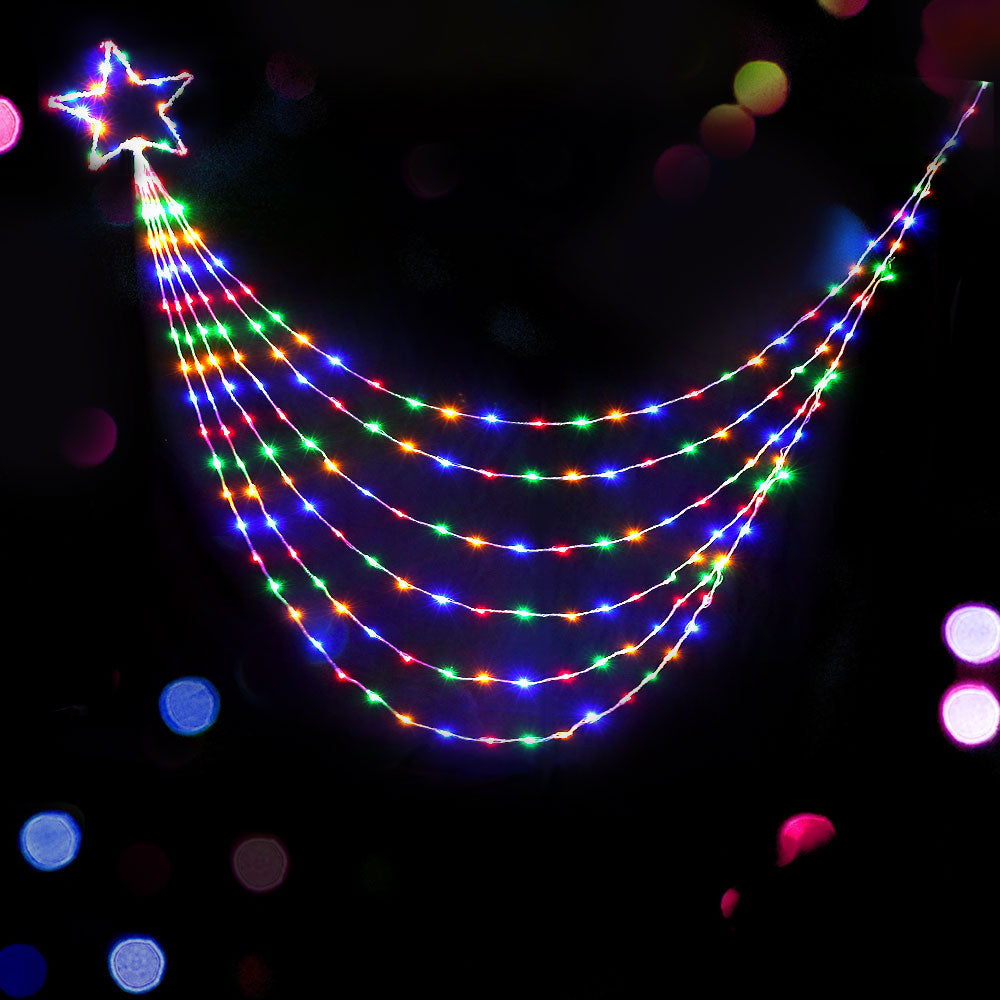Jingle Jollys 3M Christmas String Lights 200 LED Motif Fairy Curtain Light Decor Tristar Online