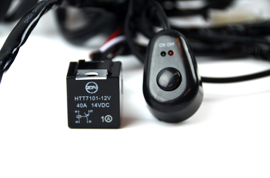 2way LED Universal Driving light Wiring Loom Harness 12V 24V 40A Relay Switch Tristar Online