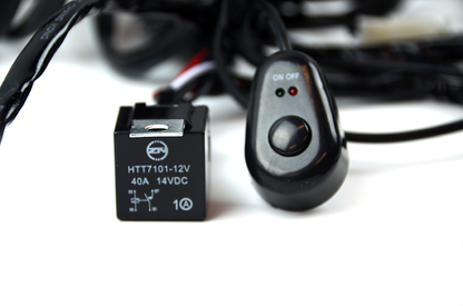 2way LED Universal Driving light Wiring Loom Harness 12V 24V 40A Relay Switch Tristar Online