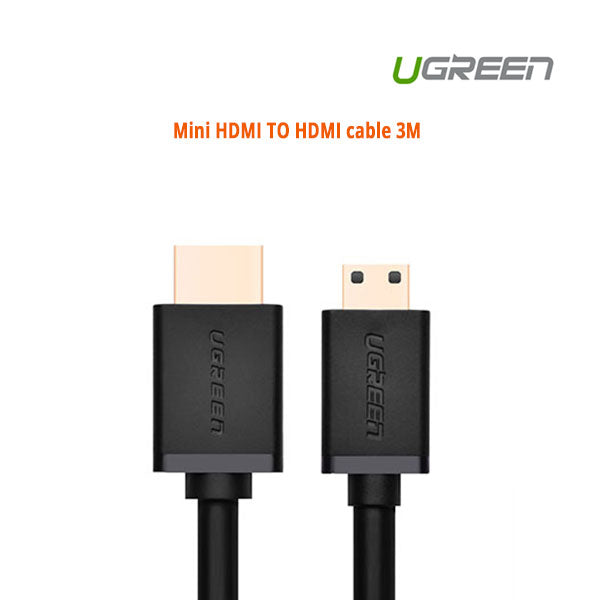 UGREEN Mini HDMI TO HDMI cable 3M (10118) Tristar Online