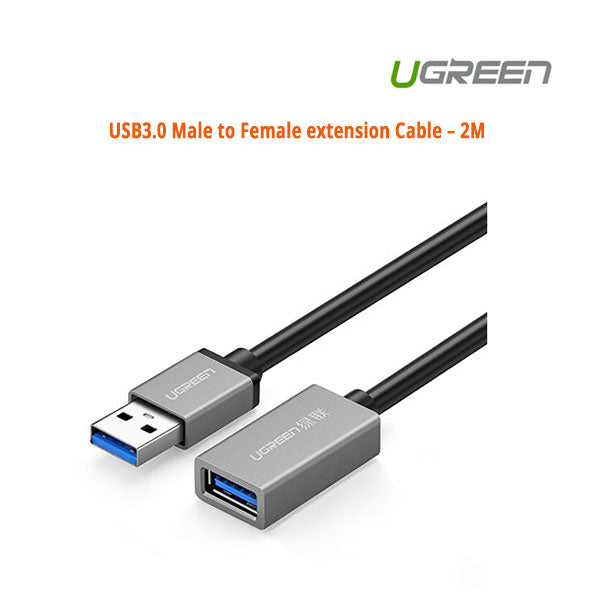 UGREEN USB3.0 Male to Female extension Cable 2M (10373) Tristar Online