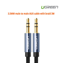 UGREEN 3.5MM male to male AUX cable with braid 3M (10688) Tristar Online