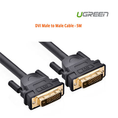 UGREEN DVI Male to Male Cable 5M (11608) Tristar Online