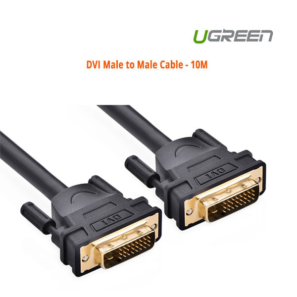 UGREEN DVI Male to Male Cable 10M (11609) Tristar Online