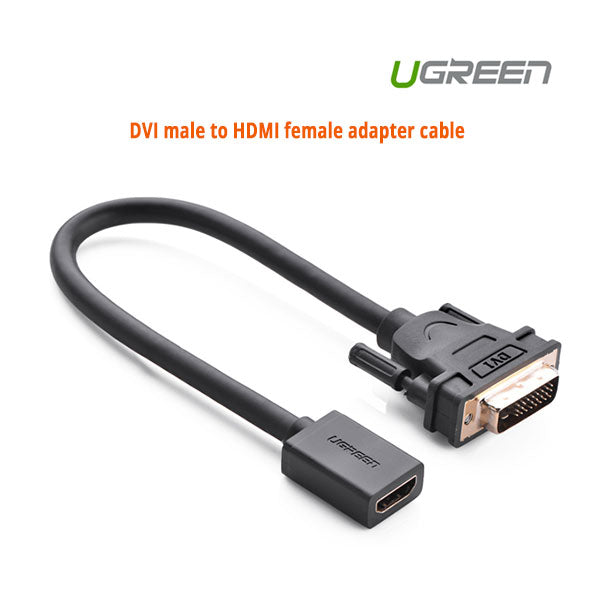 UGREEN DVI male to HDMI female adapter cable (20118) Tristar Online