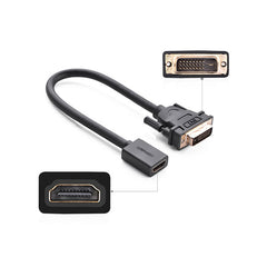 UGREEN DVI male to HDMI female adapter cable (20118) Tristar Online