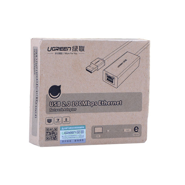 UGREEN USB2.0 10/100 Mbps Network Adapter (20254) Tristar Online