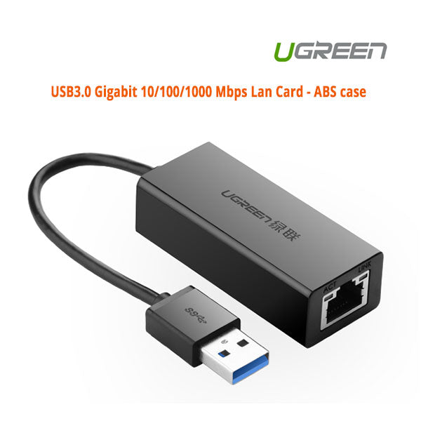 UGREEN USB3.0 Gigabit 10/100/1000 Mbps Network Adapter (20256) Tristar Online