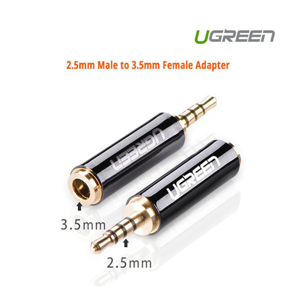 UGREEN 2.5mm Male to 3.5mm Female Adapter (20501) Tristar Online