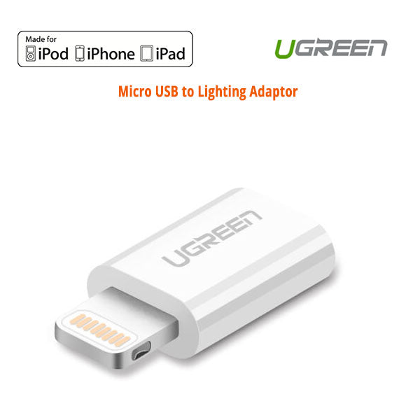 UGREEN Micro USB to Lighting Adaptor (20745) Tristar Online
