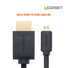 UGREEN Micro HDMI TO HDMI cable 3M (30104) Tristar Online