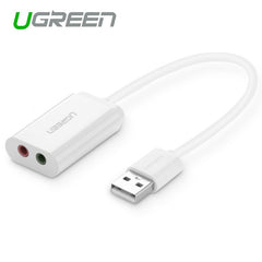 UGREEN USB 2.0 External 3.5mm Sound Card Adapter (30143) Tristar Online