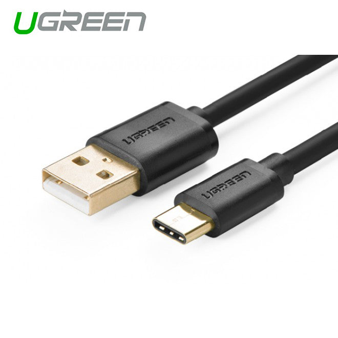 UGREEN USB 2.0 Type A Male to USB 3.1 Type-C Male Charge & Sync Cable - White 1M (30165) Tristar Online