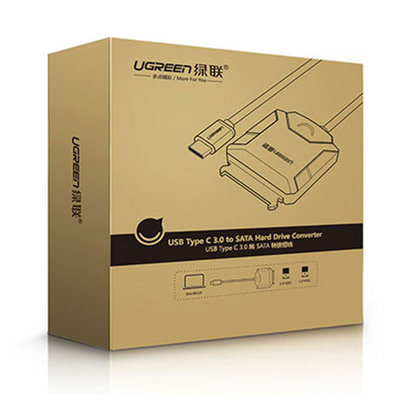 UGREEN USB 3.0 type C to SATA converter cable (40272) Tristar Online