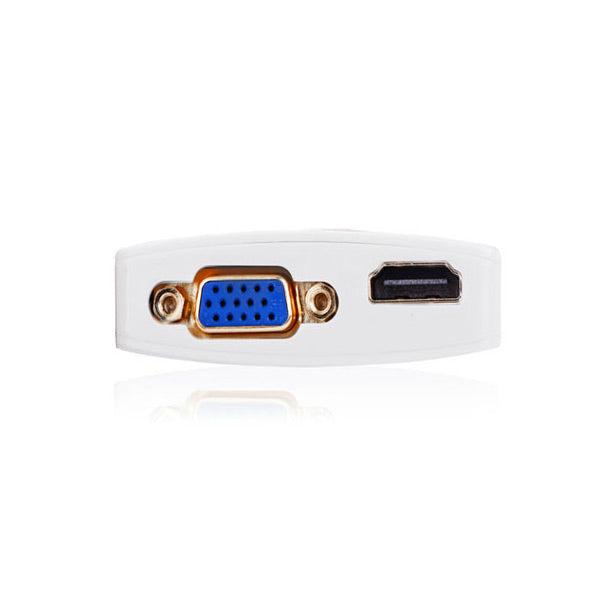 UGreen Mini Display Port to HDMI & VGA Dual Converter Premium ABS case (10427 ) Tristar Online