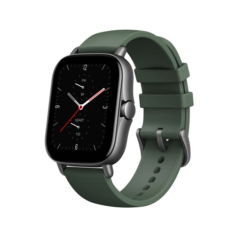 Amazfit GTS 2e Smart Watch, Alexa Built-in, Waterproof Health & Fitness Tracker with GPS - Moss Green Amazfit