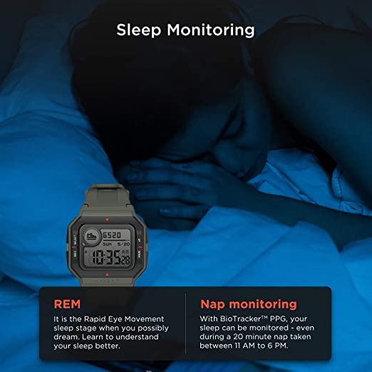 Amazfit Neo Sports Watch Smartwatch with Heart Rate Monitoring, Waterproof, Fitness and Activity Tracker - Green Amazfit