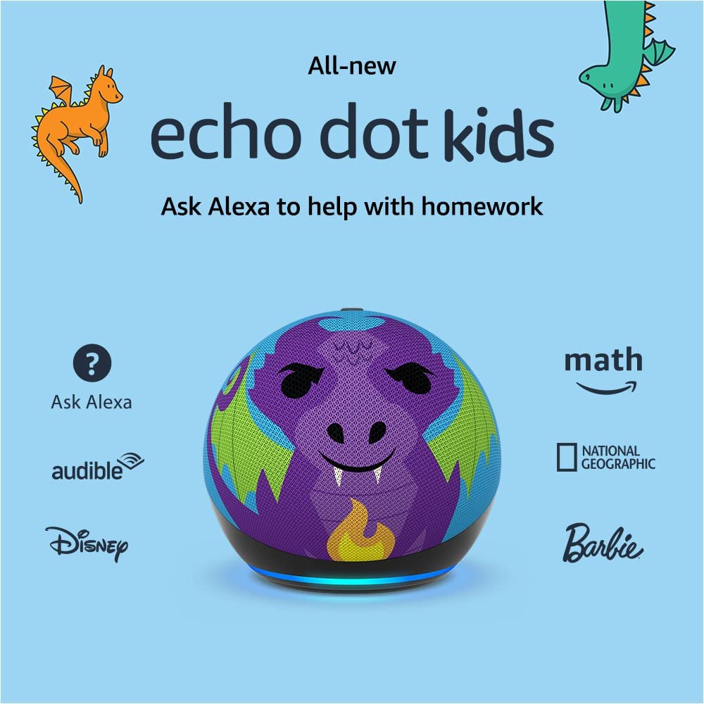 Amazon Echo Dot Kids Edition 5th Generation - Pristine - Refurbished Amazon