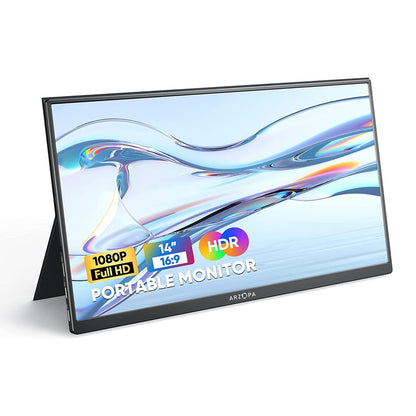 Arzopa A1 Gamut Slim Portable Monitor 14" FHD 1080P IPS Multifunction Gaming Non Touch Screen Arzopa