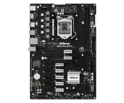ASRock Q270 Pro BTC+ Bitcoin Mining Motherboard ASRock