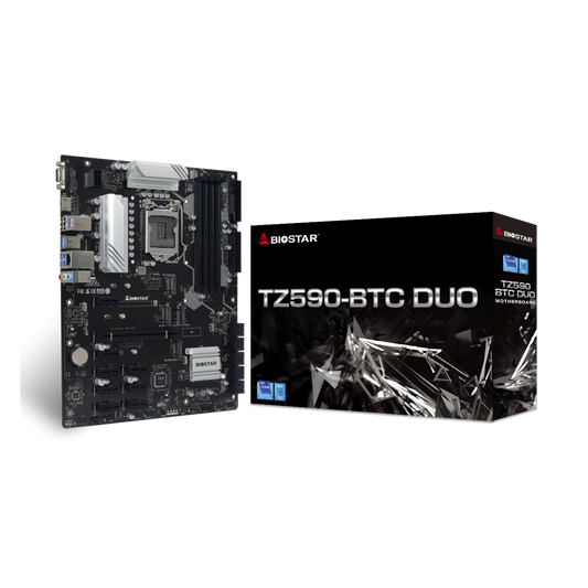 BioStar TZ590-BTC-DUO Mining Motherboard Biostar