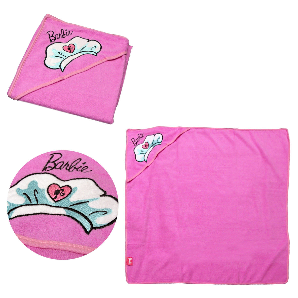 Barbie Embroidered Microfiber Hooded Towel Tristar Online