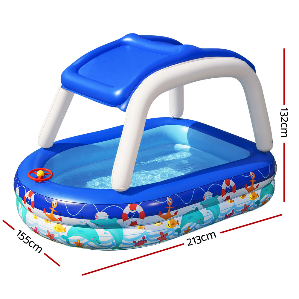 Bestway Kids Play Pools Above Ground Inflatable Swimming Pool Canopy Sunshade Tristar Online