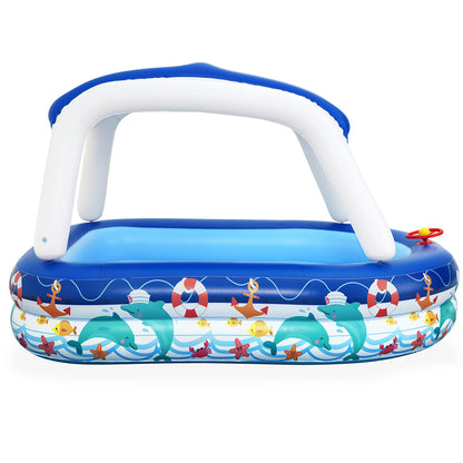 Bestway Kids Play Pools Above Ground Inflatable Swimming Pool Canopy Sunshade Tristar Online