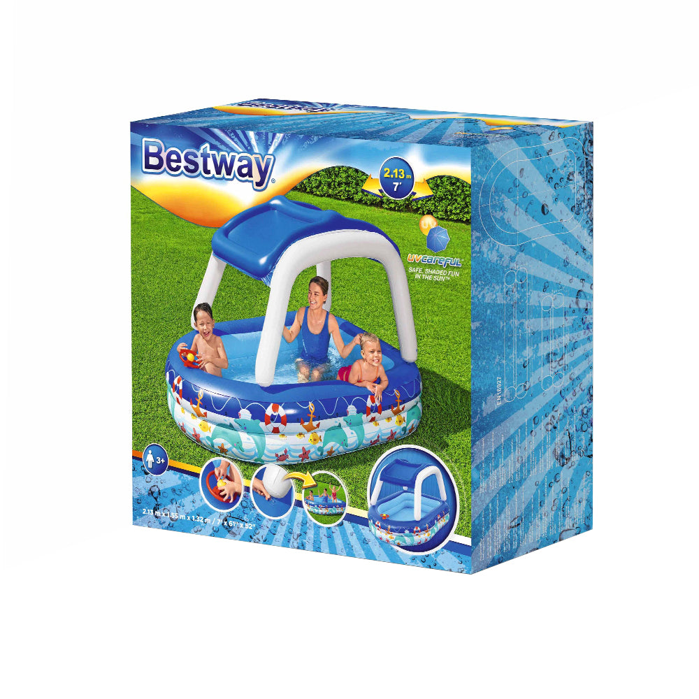 Bestway Kids Play Pools Above Ground Inflatable Swimming Pool Canopy Sunshade Tristar Online
