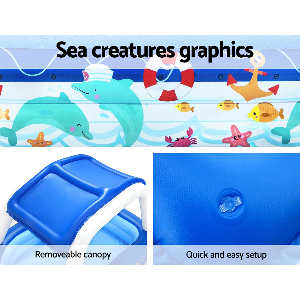 Bestway Kids Play Pools Above Ground Inflatable Swimming Pool Canopy Sunshade Tristar Online