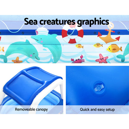 Bestway Kids Play Pools Above Ground Inflatable Swimming Pool Canopy Sunshade Tristar Online