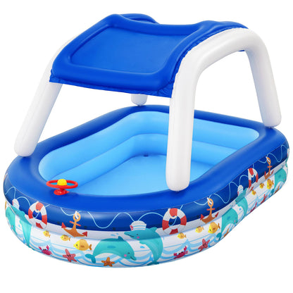 Bestway Kids Play Pools Above Ground Inflatable Swimming Pool Canopy Sunshade Tristar Online