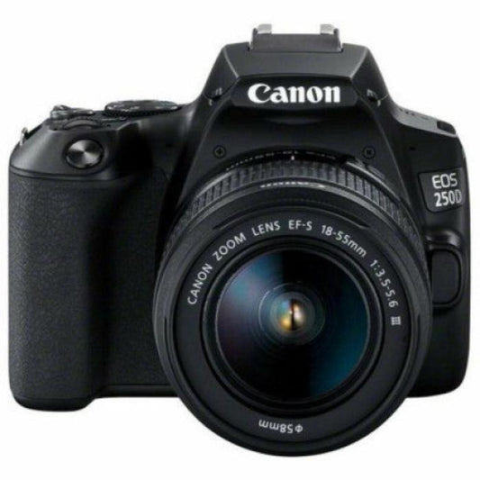 Canon EOS 250D Kit (EF-S 18-55mm DC III) DSLR Camera - Black - Pristine - Refurbished Canon