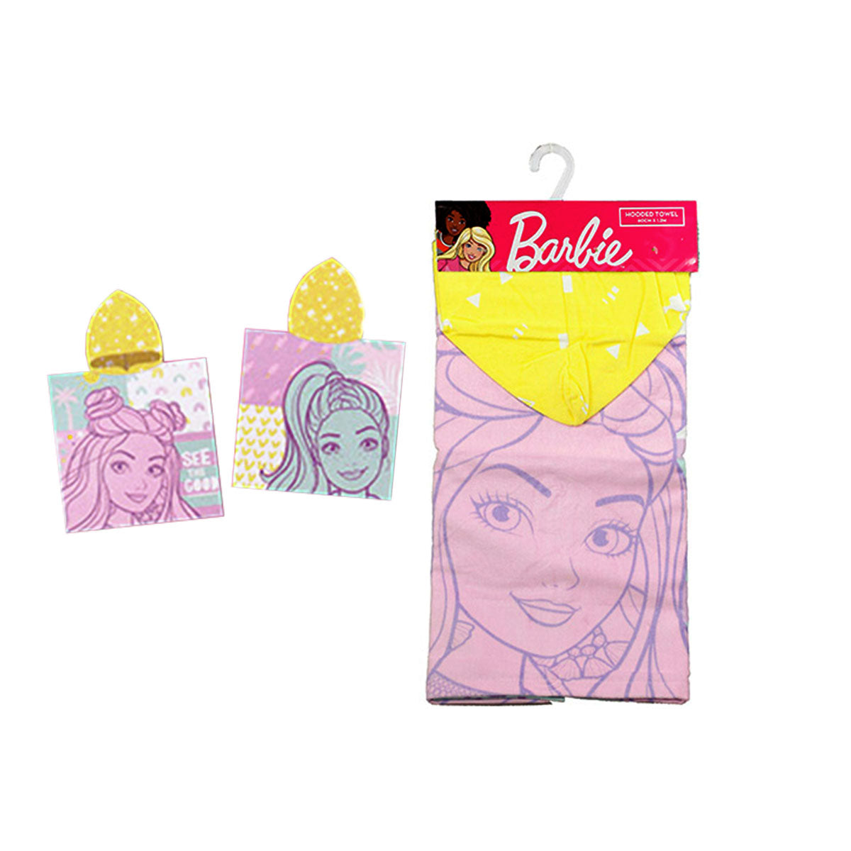 Caprice Barbie See the Good Cotton Hooded Licensed Towel 60 x 120 cm Tristar Online