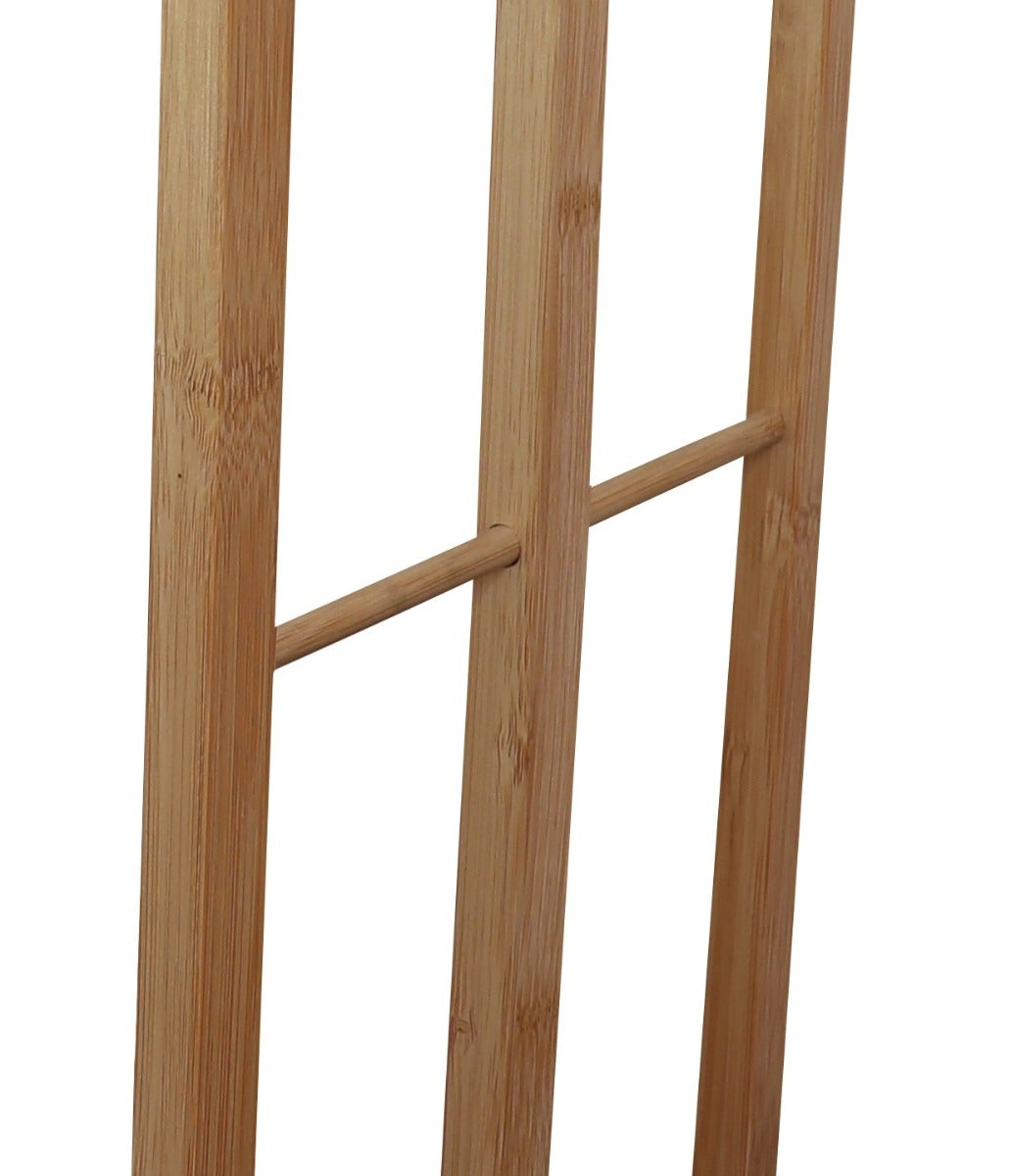 CARLA HOME Bamboo Towel Bar Holder Rack 3-Tier Freestanding for Bathroom and Bedroom Tristar Online