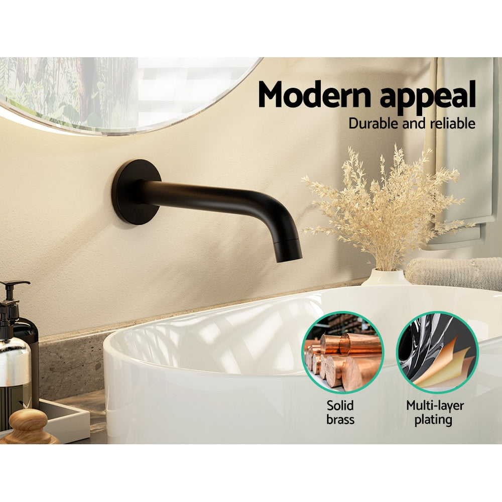 Cefito Bathroom Spout Wall Mounted Faucet Basin Sink Laundry Bathtub Black Tristar Online