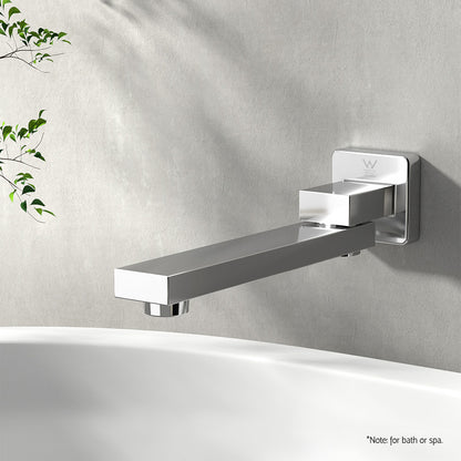 Cefito Bathroom Tap Wall Bath Spout 180 Swivel Bathtub Shower Square Chrome Tristar Online